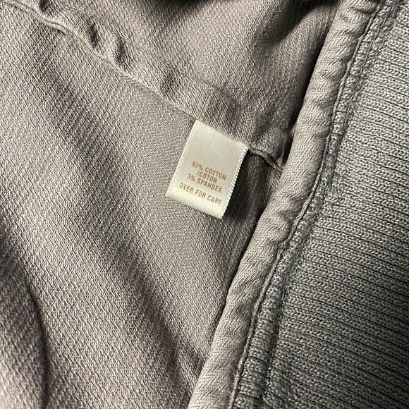 ABERCROMBIE AUTHENTIC VINTAGE GRAY COTTON BOMBER JUNIOR SIZE XL - Picture 9 of 10